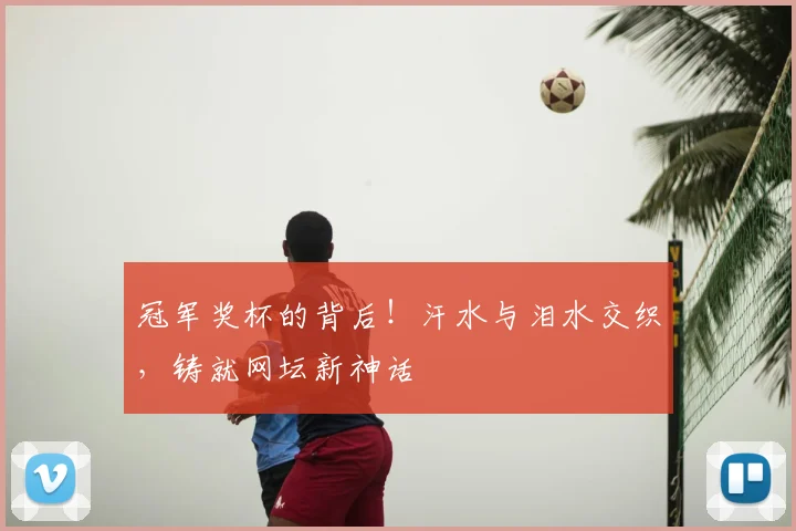 冠军奖杯的背后！汗水与泪水交织，铸就网坛新神话